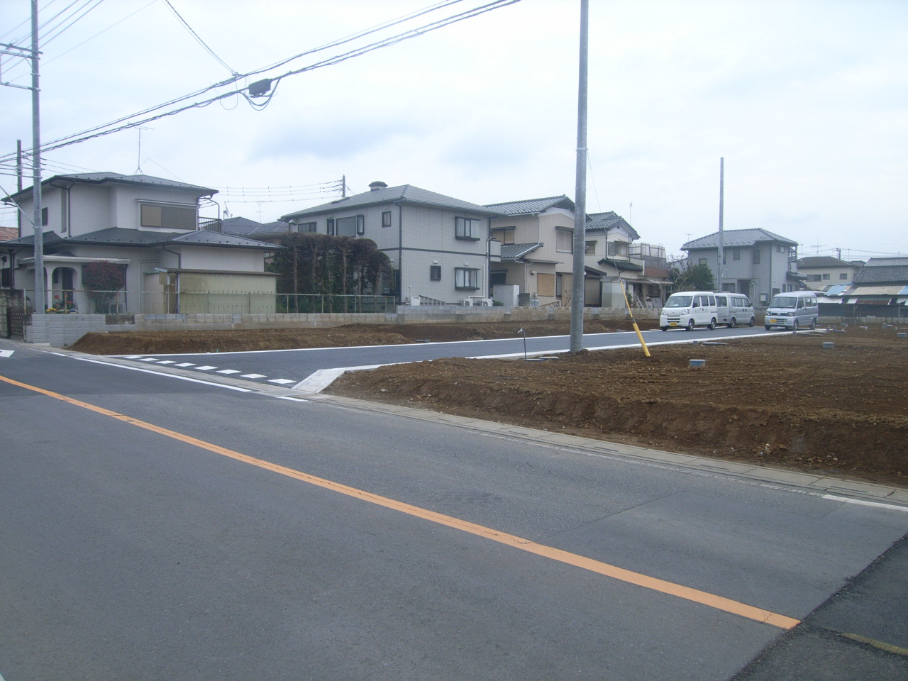 さいたま市岩槻区宮町　造成工事完了写真